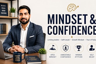 be your mindset and confidence coach to unlock your potential
