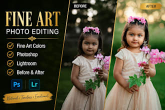 edit your portraits in fine art style