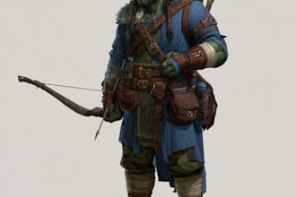 dnd character art and dnd character art