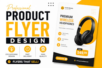 design simple professional product flyer