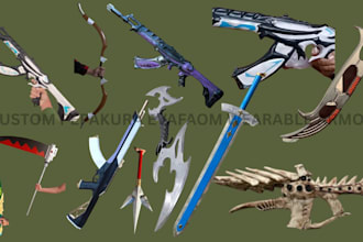 cosplay props wearable anime armor weapon helmet, mask pepakura evafoam 3d stl