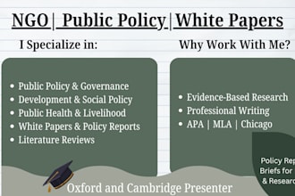 write policy and research reports