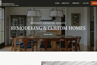 design a home remodeling website, home renovation website