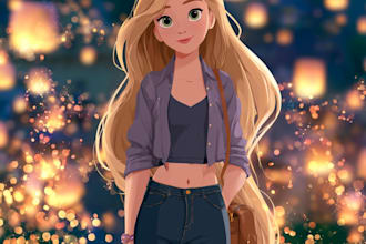 transform you into disney character art