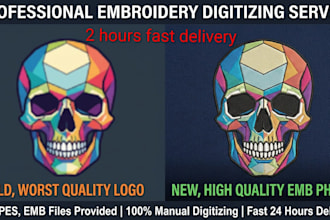 do professional embroidery digitizing and custom  patches