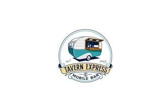 design a mobile bar logo for wedding and parties