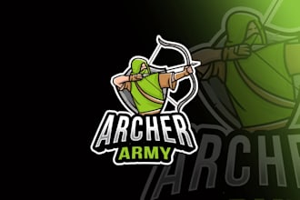 create a custom veteran logo with military style