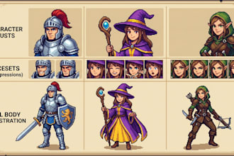 draw rpg maker character busts with facesets