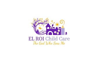 make fun bright child friendly logo a daycare center