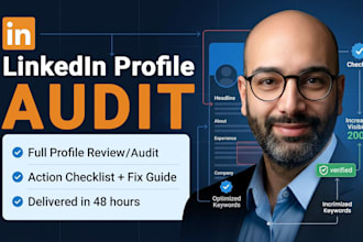 audit your linkedin profile and give you an action checklist