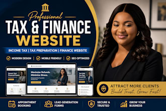 build tax website finance website income tax website tax preparation website
