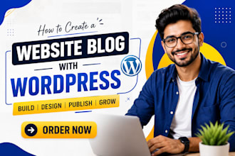 create a word press blog website or business website expert