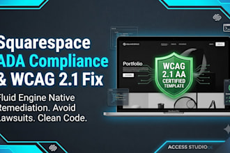 fix squarespace ada compliance and make website wcag 2 1 accessible