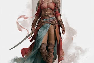 illustrate your dnd character portrait