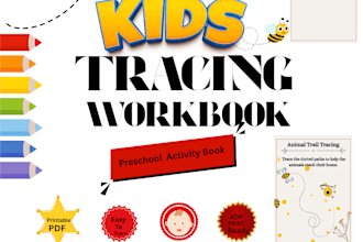 create kids tracing worksheets and printable activity books
