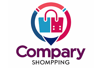 design a modern logo for shopping and retail brands