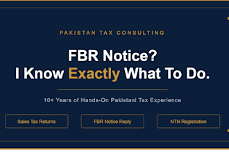 advice on fbr tax return filing, audit and notice compliance