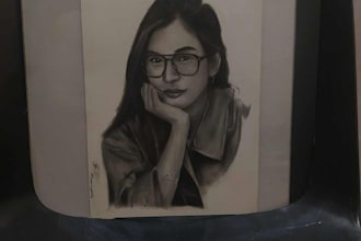 do charcoal portraits for side hustle