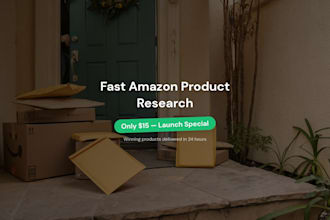 do fast amazon product research reports or listing optimization for e commerce