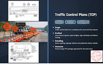 traffic control plan tcp for prtmit drawing