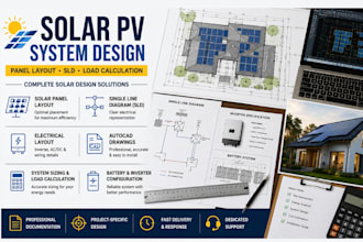 design solar pv systems solar panel layouts and single line diagrams sld