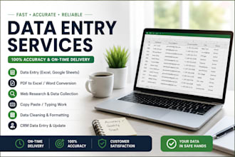 handle your data with high attentions to detail to ensure everything is well