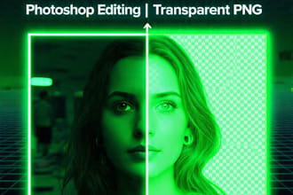 remove background and do pro photo editing in 1 hour