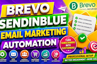 setup sendinblue email marketing campaign automation brevo segmentation email