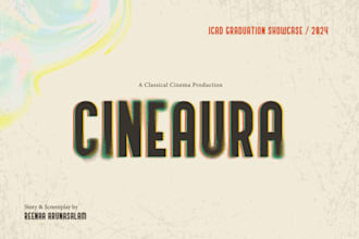 design a nostalgic retro brand identity with cinematic visual assets