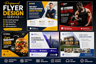 create eye catching flyer designs