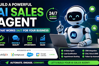create  ai sales agent and voice automation for your business