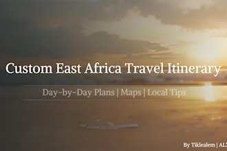 create a custom travel itinerary for your perfect trip