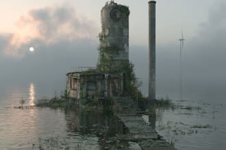 create a procedural houdini environment