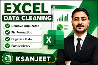 clean format and organize excel data professionally