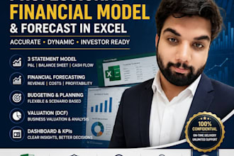 create an excel financial model and financial forecasting