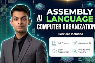 tutor you in assembly language, computer organisation projects