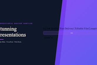 do stunning powerpoint and google slides presentation design