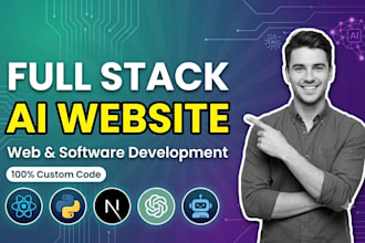 develop a full stack ai website with modern web technologies
