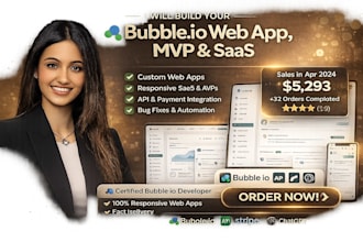 do build bubble io website bubble mvp bubble app bubble saas developer for yor