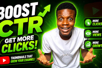 design high CTR youtube thumbnails that get more clicks