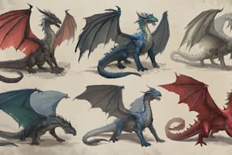 draw your dragon illustration