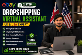 do ebay 2 step dropshipping  ebay listing  account management