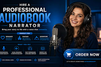 create professional custom narrative ai audiobook and voiceovers to acx standard