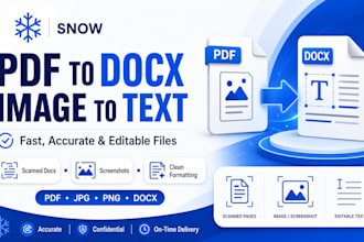 convert PDF or image to text