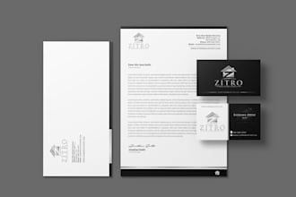 design professional real estate stationery for your property business branding