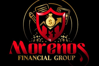 do minimalist insurance finance and consulting logo design