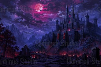 hand draw anime concept art,character art, environment,2d concept art