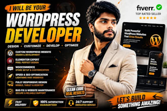 build a professional wordpress site for business