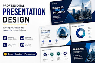 design a professional powerpoint presentation and PPT slides