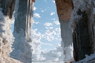 create a procedural houdini environment